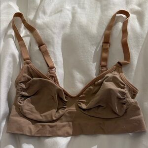 Skims Seamless Tan Bralette
